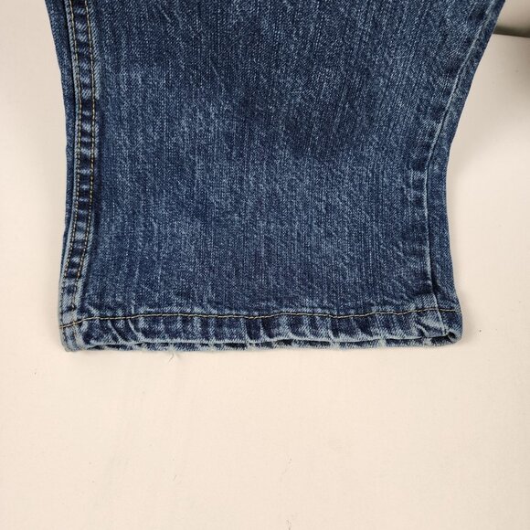 SOLD OUT Wrangler Jeans Mens 30x36 Blue Retro Relaxed Fit Bootcut Denim - Picture 6 of 9